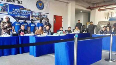 Jaringan Pengedar Narkoba Antar Provinsi Tertangkap, BNN Jabar Sita 8 Kilogram Sabu