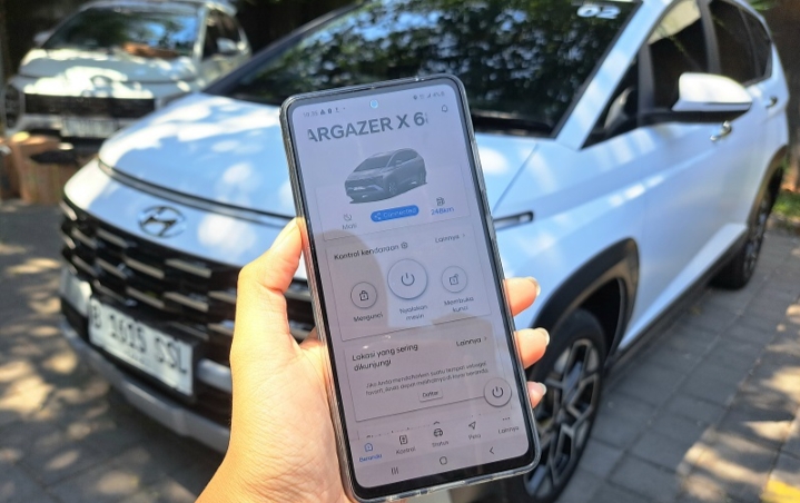 Fitur Bluelink Hyundai STARGAZER X