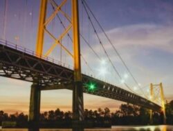 Jembatan Barito: Pesona Senja yang Tak Tertandingi di Kota Banjarmasin, Kalimantan Selatan