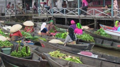 Pasar Apung Banjarmasin