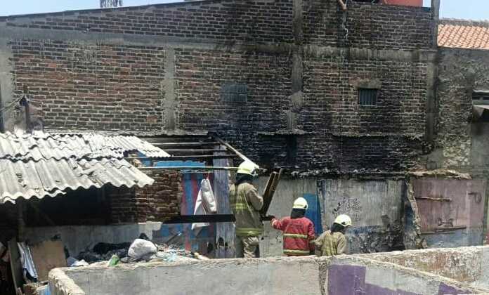 Rumah Kontrakan Terbakar