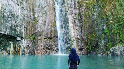 Menjajal Keindahan Curug Ciharus Kecamatan Leles Garut yang Jarang Diketahui Banyak Orang