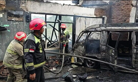 Kios di Ciwidey Terbakar