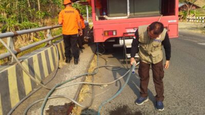 Basarnas Kerahkan Alat Penjernih Air Water Treatment Bantu Warga Terdampak Kekeringan di Sumedang