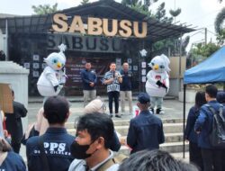 Kirab Panji Pemilu di Dapil 5 Sumedang Berlangsung Meriah
