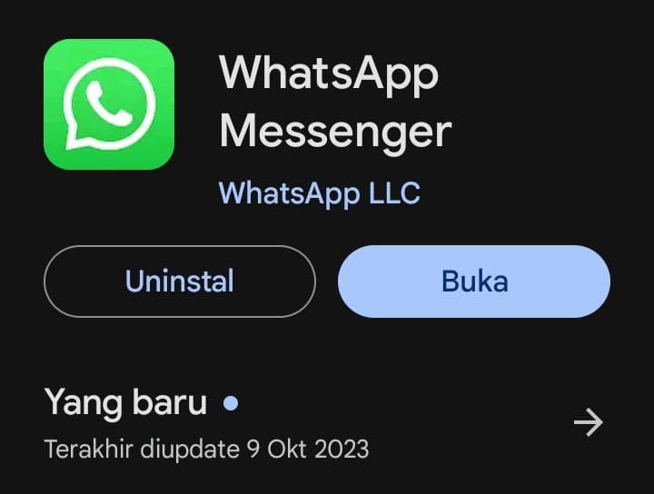 WhatsApp Ditutup