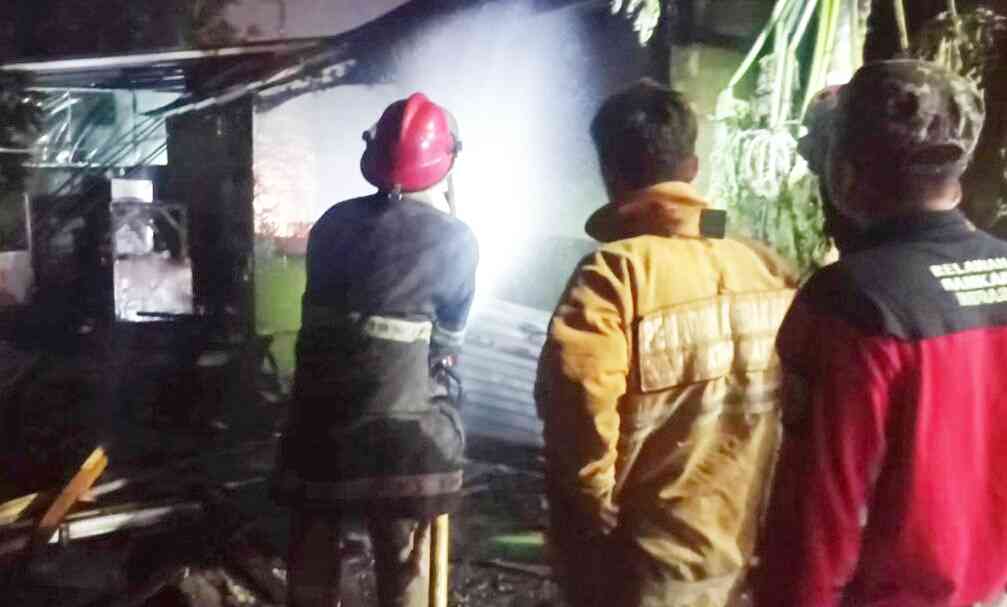 Kebakaran Gudang Satgas Citarum Harum