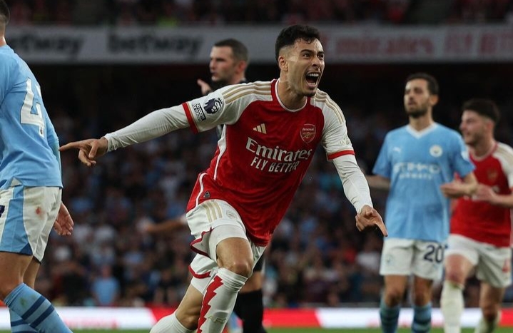 Kemenangan Dramatis Arsenal di Liga Premier/(Instagram/(@arsenal)