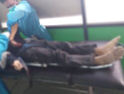 Pengemudi Motor Tewas Ditempat Saat Insiden Laka Lantas di Depan Tokma Tanjungsari Sumedang