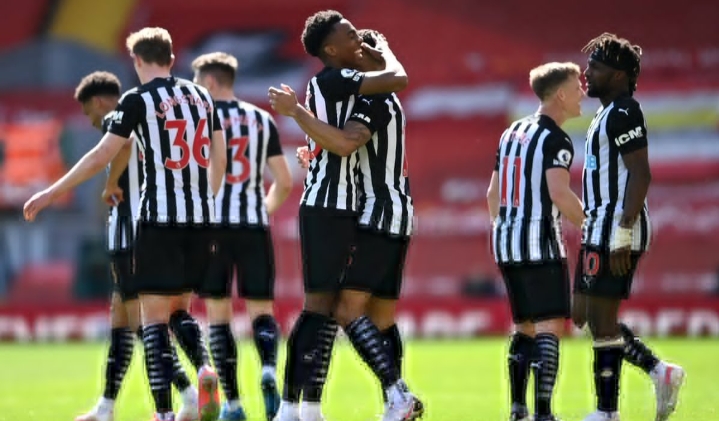 Newcastle vs Dortmund di Liga Champions/(Twitter)