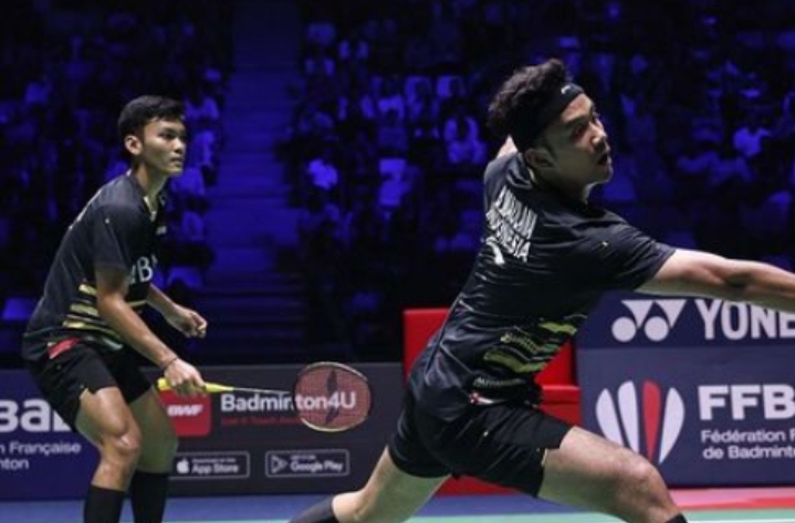 French Open 2023 Indonesia vs Denmark/(instagram/@greatminton_id)