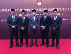 Ogi Ahmad Fauzi Kembali terpilih Menjadi Ketua KPU Sumedang untuk Periode 2023-2028