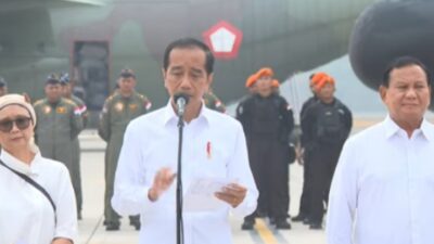 Presiden Jokowi Widodo Pimpin pengiriman Bantuan Kemanusiaan 51,5 Ton untuk Palestina/(TangkapLayar/(channelyoutube/@SekretariatPresiden)