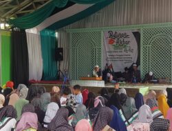 Ratusan Anak dan Ibu-ibu Pengajian di Sumedang Hadiri Doa Bersama Untuk Warga Palestina