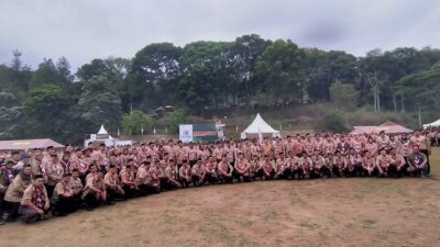 Ratusan Pramuka dari Saka Kalpataru dan Wanabakti dari 6 Provinsi Gelar Kemah Bakti
