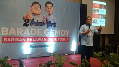 Menangkan Prabowo-Gibran di Jabar, Dede Yusuf Bentuk Relawan Barade Gemoy