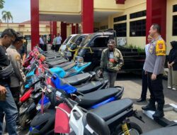 Bongkar Kasus Curanmor di Kabupaten Bandung, Puluhan Kendaraan Diamankan