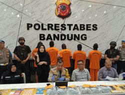 Peredaran Narkotika di Bandung Terbongkar, 5 Tersangka Termasuk Bandar Diringkus