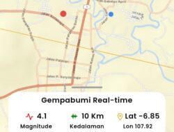 Gempa M 4,1 Guncang Sumedang, BPBD Baru Terima Satu Laporan Rumah Retak-retak