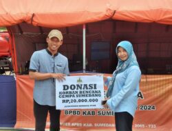 Janspark Jatinangor Berikan Donasi Kepada Korban Gempa Sumedang