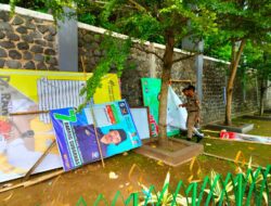 Satpol PP Tertibkan APK dan APS Melanggar di Sumedang, Salah Satunya Melanggar Perda K3