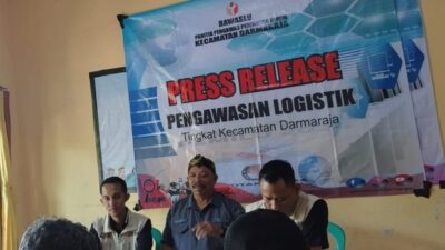 Panwaslu Darmaraja Pastikan Logistik Pemilu 2024 Tepat Jenis, Kualitas dan Tepat Waktu Hingga ke TPS