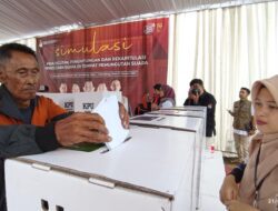 KPU Sumedang Simulasikan Pencoblosan Pemilu 2024, Sebanyak 248 Pemilih Dilibatkan