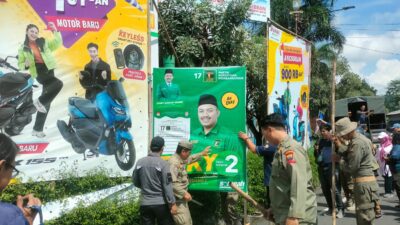 Sejumlah Parpol Tak Hadiri Apel Gerakan Sumedang Bebas APK di Masa Tenang Pemilu 2024