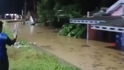 Banjir di Ujungjaya Sumedang, Ratusan Rumah Terendam, Satu Orang Meninggal Dunia