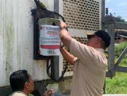 4 Tahun Tak Miliki Izin, Menara BTS di Sumedang Disegel Satpol PP