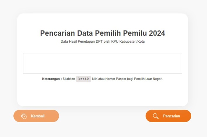 Cara Cek Daftar Pemilih Tetap Pemilu 2024 secara online