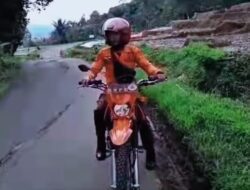 Jalan Amblas, BPBD Sumedang Imbau Warga Hati-hati Melintasi Jalur Sukajadi – Wado