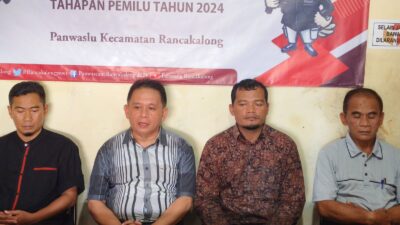 Panwaslu Rancakalong Laporkan Hasil Pengawasan Proses Pungut Hitung pada Pemilu 2024