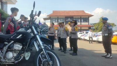 Pastikan Kesiapan, Kapolres Sumedang Cek Ranmor Operasi Ketupat Lodaya 2024