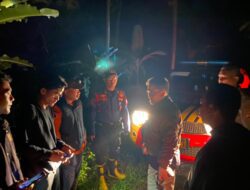Diduga Mencari Ikan, Seorang Lansia Hilang di Buahdua, BPBD Sumedang dan Tim Gabungan Lakukan Pencarian