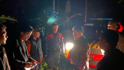 Diduga Mencari Ikan, Seorang Lansia Hilang di Buahdua, BPBD Sumedang dan Tim Gabungan Lakukan Pencarian
