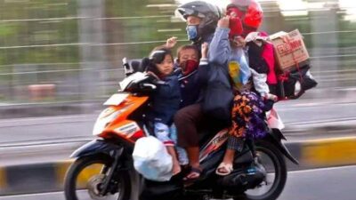 Idul Fitri 1445 H, Pemudik yang Menggunakan Motor Masih Mendominasi