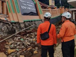 TPT Sekolah Sepanjang 25 Meter di Wado Sumedang Ambruk