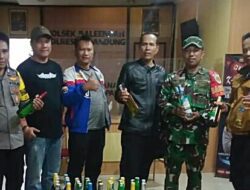 Ratusan Botol Miras Siap Edar Ditemukan di Baleendah