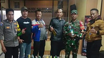 Ratusan Botol Miras Siap Edar Ditemukan di Baleendah