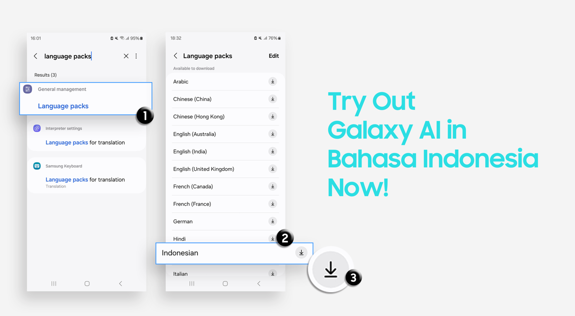 Galaxy AI Bahasa Indonesia