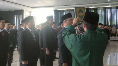 KPU Sumedang Resmi Lantik dan Ambil Sumpah Jabatan 130 Anggota PPK Pilkada 2024