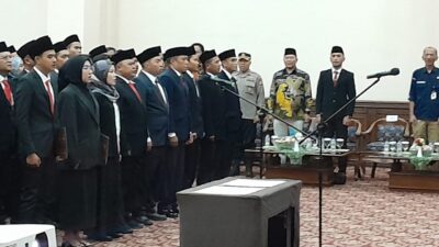 78 Anggota Panwaslu Kecamatan se Kabupaten Sumedang untuk Pilkada 2024 Resmi Dilantik