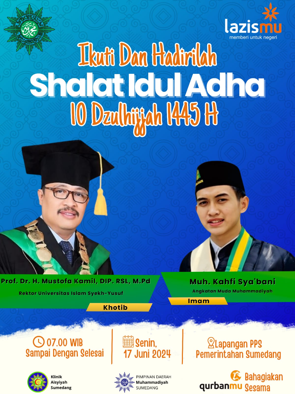 Muhammadiyah Sumedang Akan Salat Idul Adha di PPS