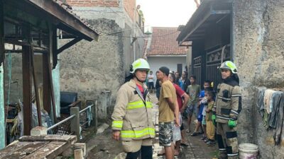 Sempat Ada Ledakan, Rumah di Margasari Hangus Terbakar