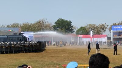 Polda Jabar Gelar Simulasi Pengamanan Pilkada Serentak 2024