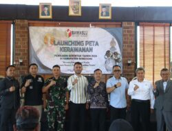 Bawaslu Sumedang Launching Peta Kerawanan Pemilihan Serentak Tahun 2024