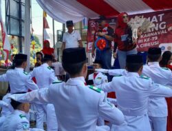 Meski Pakai Dana Patungan, Karnaval Pembangunan Tingkat Desa Cibeusi Meriah
