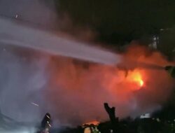 Kebakaran Gudang di Margasari, Damkar Ungkap Dugaan Penyebabnya