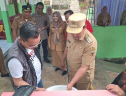 Pj Bupati Sumedang Cek Kesiapan Uji Coba Program Makan Siang Bergizi di Jatigede